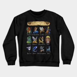 Ancient Egypt Mythology Creatures Crewneck Sweatshirt